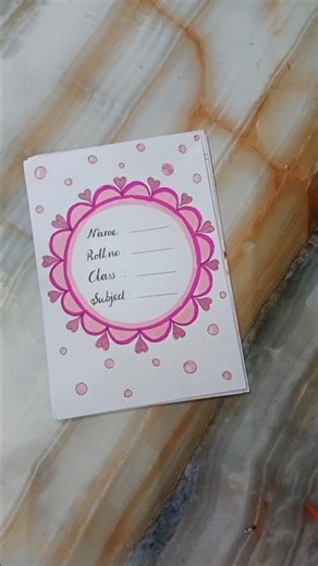 6 pink circle borderdesigns for project #assignment #beautifulborderdesign #frontpage #shortsfeed