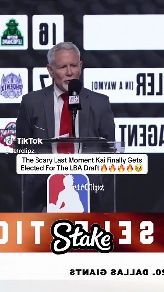 The Scary Last Moment Kai Finally Gets Elected For The LBA Draft🔥🔥🔥🔥🥹#kaicenat #fyp