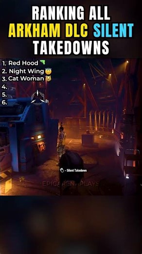 Ranking Arkham Silent Takedowns 🥷