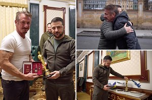 Sean Penn gives Zelensky his Oscar until Ukraine ‘wins’ war