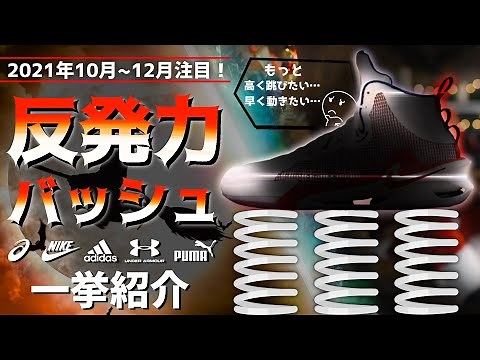 【10〜12月】より跳びたい 早く動きたい人必見！反発特化バッシュ一挙紹介！！