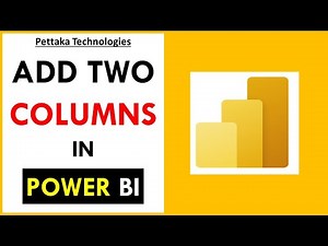How to Add 2 Columns in Power BI (Basic way)
