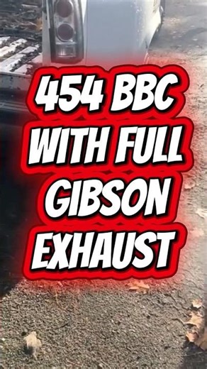 454 big block Chevy with Gibson exhaust vs 6.0 LS with Dynomax muffler