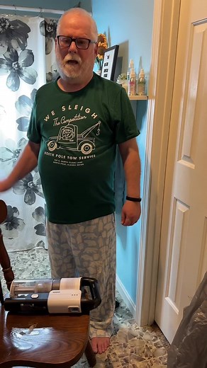 Thanks to our @Levoit_official LVAC-200 Cordless Vacuum cleaning up after Boyd gets his hair cut takes no time at all now. #lifewithboyd #Levoit #LevoitVacuum #cleaning #vacuum #cleaninghacks #haircut #selfcare #TikTokShop #cleanwithme #bathroom #shopping #deals #clean