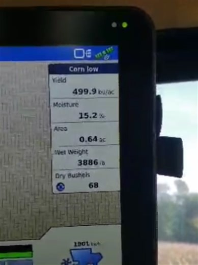 499.9 bushels per acre Corn. #farming #johndeere #agriculture #farmtok #bluecollar