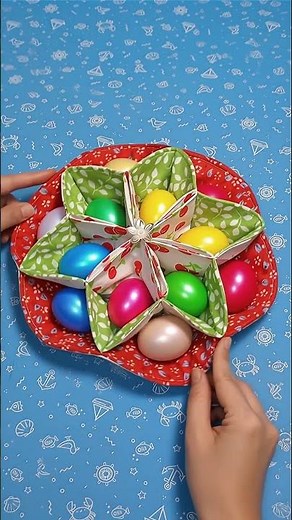 Sew this Easter basket in 5 minutes #sewing #diysimply