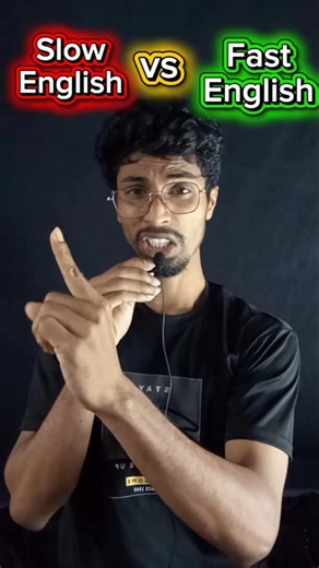 Slow English vs Fast English |learn English #speakconfidentenglish #fastenglish #easyenglisheveryday