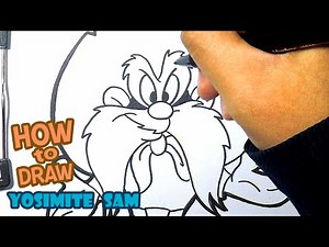 How to Draw Looney Tunes | Drawing Yosemite Sam | Cartoon Drawing