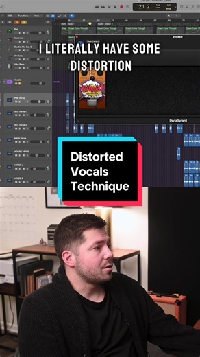 When most people think of distortion, they think of guitars. But distortion can also be used on a vocal performance to give it a little extra energy or to create a vocal style similar to Julian Casablancas of the Strokes. It’s all about experimenting and hearing what works best for your style and song. Here’s a clip from my song breakdown where I discuss using this technique.