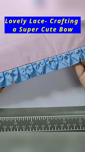 943K views · 17K reactions | Lovely Lace- Crafting a Super Cute Bow #sewingfun #LovelyLace #satisfyingart #TimelessCraftsmanship #satisfyingcraft #beginnersewing #CraftyCreations #diybeginners #diycraftideas #makingvideo #satisfyingvideosdaily | All Girls' Things | Facebook