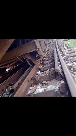 Watch Train Wheels Changing Track Line | Close View of Railway Switch Movement