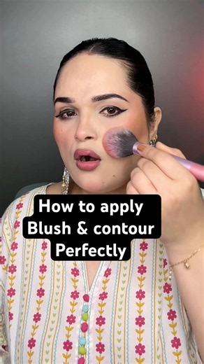 How to apply powder blush & contour perfectly