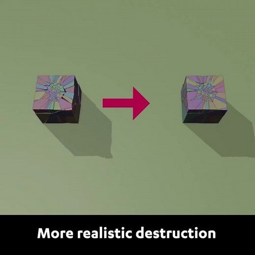 【Blender教程】小技巧：更真实的破坏和碰撞检测