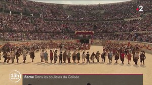 🦁⚔️ Jusqu'ici, ils étaient inaccessibles... Les sous-sols du Colisée de Rome ouvrent enfin au public. Ils ouvrent le voile sur les jeux de l'époque ! En scène ! | France TV Rome
