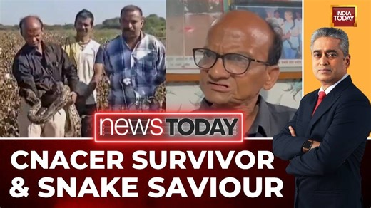 Meet 58-year-old cancer survivor and snake saviour