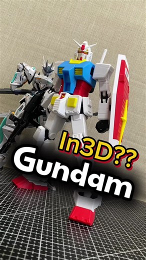Gundam Model Kits in 3D: A Creative Journey