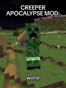 This Mod Adds WAY Too Many Creepers | #minecraft #joeysaf #minecraftvideo #funny #minecraftmemes