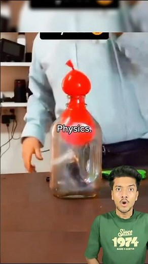 Amazing Science Trick with Fire and Balloon! 🔥🎈