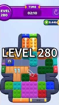 Color Block Jam 280. #gaming #gamewalkthrough #gametips