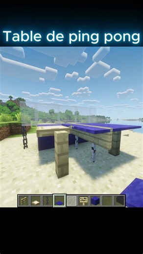 Table de ping pong #minecraft #redstoneminecraft