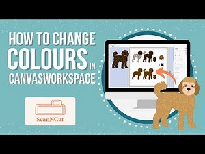 ScanNCut ⭐ How to Change Colours in CanvasWorkspace ⭐ Recolor SVG Files