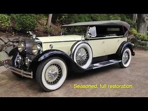 1930 Packard 733 Dual Cowl Sport Phaeton For Sale