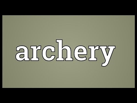 Archery Meaning
