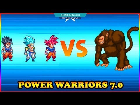 💛 GOKU SUPER SAIYAN GOD MODE SURVIVAL 💛 POWER WARRIORS 7.0 GOKU APK #4 | Unlock All Character #FHD