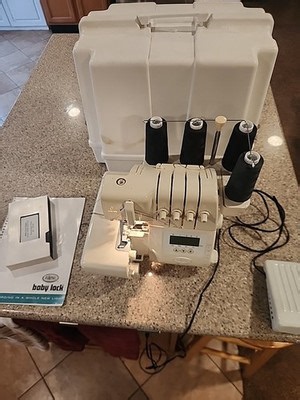Baby Lock BLE1 LX Serger, Differential Feed. Rare W/ Manual, Case, Video. Tested | eBay