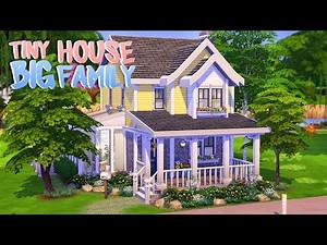 TINY HOUSE FOR A BIG FAMILY 💕 | The Sims 4 | Speed Build