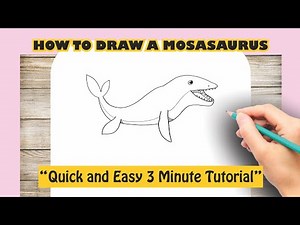 How to Draw A Mosasaurus