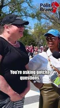 Liberal Karen interrupts my interview because I asked the wrong question...