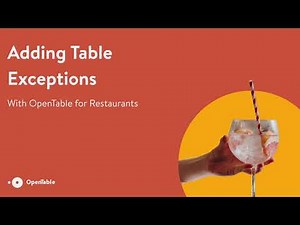 Adding Table Exceptions