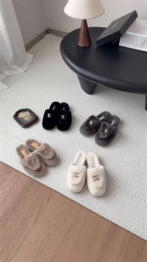 Chanel Wool Mules