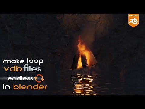 How to work with Looping VDB's In Blender