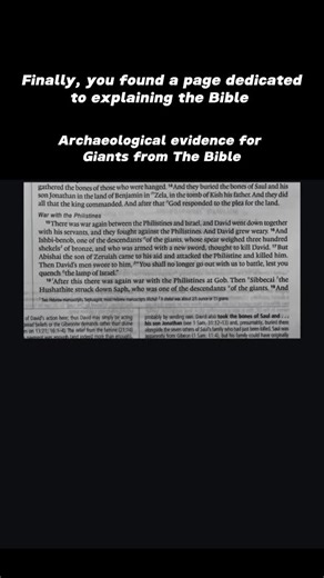 Explaining The Bible on Instagram: "The Bible describes giants, often called Nephilim or Rephaim, as exceptionally large and powerful beings, sometimes linked to the offspring of divine beings and humans or as ancient inhabitants of Canaan. They appear in narratives as formidable figures, like Goliath, but are not central to the biblical message. 📖 2 Samuel 21:16 “And Ishbi-benob, one of the descendants of the giants, whose spear weighed three hundred shekels of bronze, and who was girded with 