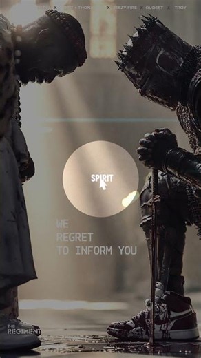 We Regret to Inform You...The Regiment has landed with Spirit🤫