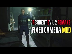 RESIDENT EVIL 2 Remake FIXED CAMERA Mod Gameplay (RE2R Classic)