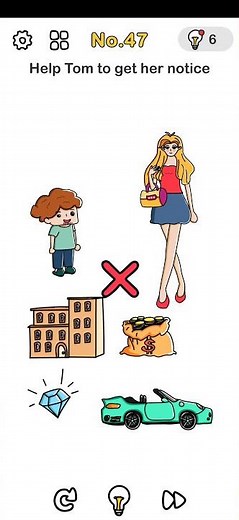 Brain Out Level 47 | Help Tom to get her notice | Brain Out Game Solution