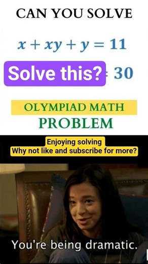 Olympiad Math Puzzle: Can YOU Solve This Challenging Problem? #algebra #mathematics