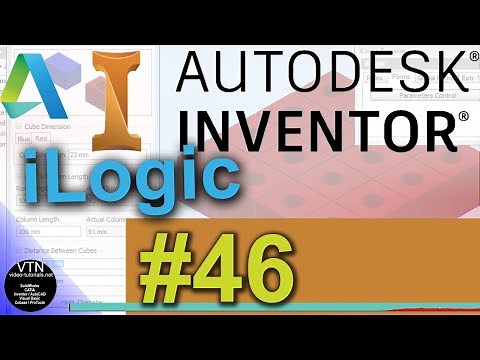 46 AUTODESK INVENTOR ilogic Tutorial ( Assembly )