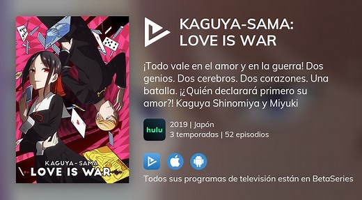 Ver Kaguya-sama: Love Is War en streaming