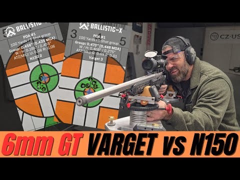 6mm GT Load Development Varget vs N150