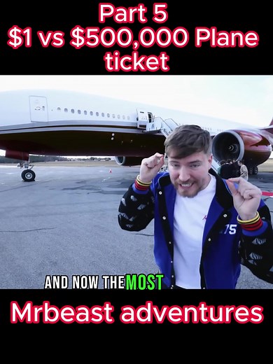 $1 vs $500,000 Plane Ticket Challenge