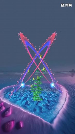 Vibrant Visual Effects Showcase with Shapes and Colors