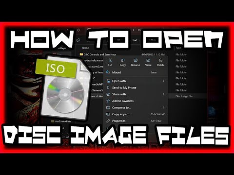 How To Open and Use Disc Image Files (.ISO Files) Tutorial