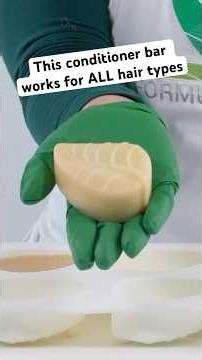 This conditioner bar works for ALL hair types 💆‍♀️