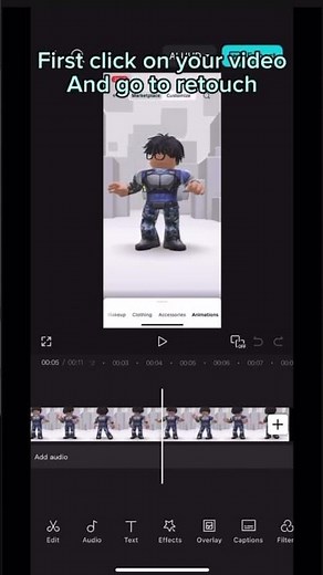 How to stretch videos on capcut!! #tutorial #capcut #sadb #dontflop #likeandsubscribe #roblox