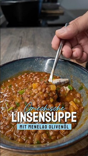 Griechische Linsensuppe 🇬🇷 | Fakes Soupa – einfach, gesund & traditionell