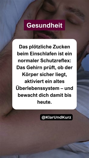 Der nächtliche Zuckreflex – ein uraltes Schutzsystem. #gesundheit